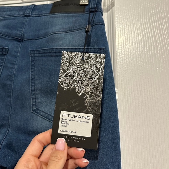 Fit jeans Contour V2 high waisted fit jeans size X-Small - Picture 5 of 5